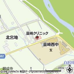 韮崎訪問看護ステーション周辺の地図