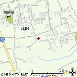 山梨県韮崎市神山町武田544周辺の地図