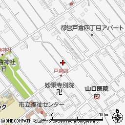 東京都国分寺市戸倉周辺の地図
