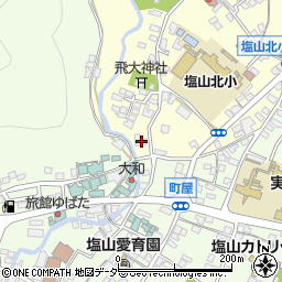 山梨県甲州市塩山千野3439周辺の地図