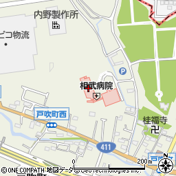 東京都八王子市戸吹町322周辺の地図