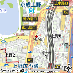 上野シルクビル周辺の地図