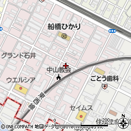 千葉県船橋市二子町600周辺の地図