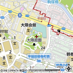 東京都新宿区戸塚町1丁目周辺の地図