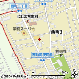 東京都国分寺市西町周辺の地図