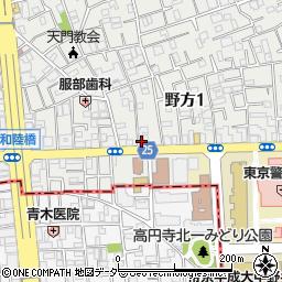 モン・シャトー中野新館周辺の地図