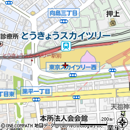 ＺＡＲＡ東京スカイツリータウン・ソラマチ店周辺の地図