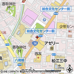 江戸川区医師会館周辺の地図