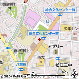 江戸川区医師会訪問看護ステーション周辺の地図