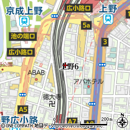 スシロー （SUSHIRO）上野店周辺の地図