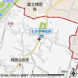 七日子神社周辺の地図
