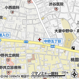 中野マイスター歯科クリニック周辺の地図