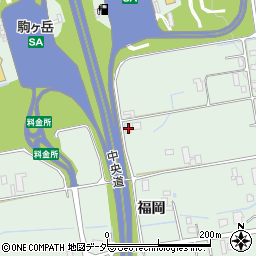長野県駒ヶ根市赤穂福岡16516周辺の地図