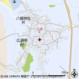 京都府京丹後市網野町三津周辺の地図