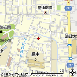 東京都小金井市緑町2丁目12-15周辺の地図