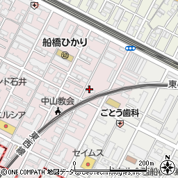 千葉県船橋市二子町478-1周辺の地図