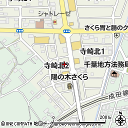 ジーユー佐倉店駐車場周辺の地図