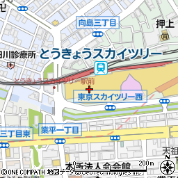 パリミキ　東京ソラマチ店周辺の地図