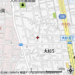 津南精肉店周辺の地図