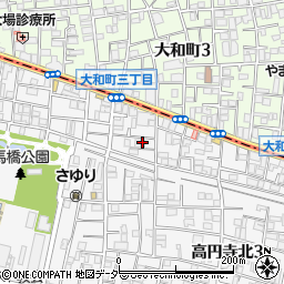 サットンプレイス・高北周辺の地図