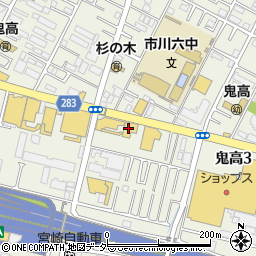 Ａｕｄｉ市川周辺の地図