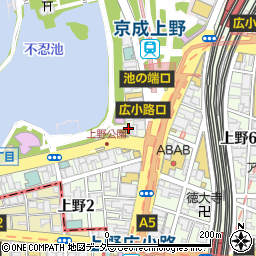 スタジオイリオス上野店周辺の地図
