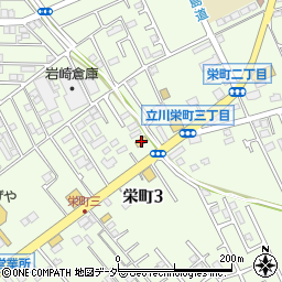 セブンイレブン立川栄町３丁目店周辺の地図