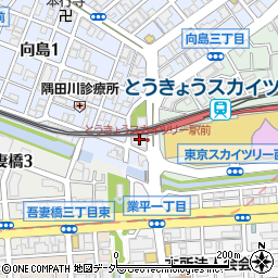 加賀屋 とうきょうスカイツリー駅前店周辺の地図