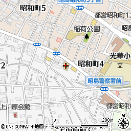 昭島市青少年等交流センター周辺の地図
