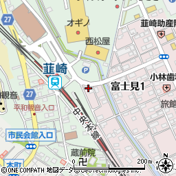 トヨタレンタリース山梨韮崎駅前店周辺の地図