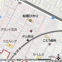 千葉県船橋市二子町493-1周辺の地図