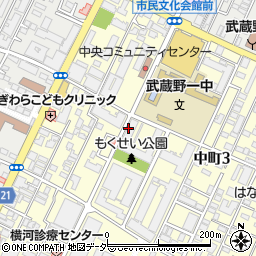 武蔵野市資源回収事業協同組合周辺の地図