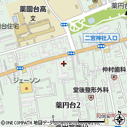千葉県船橋市薬円台周辺の地図