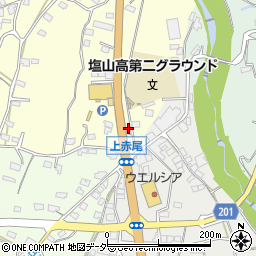 山梨県甲州市塩山千野181周辺の地図