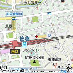 千葉県佐倉市表町3丁目26周辺の地図