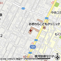 武蔵野郵便局周辺の地図