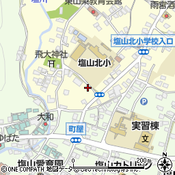 山梨県甲州市塩山千野3481周辺の地図