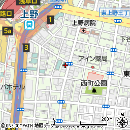 PRONTO プロント 東上野店周辺の地図