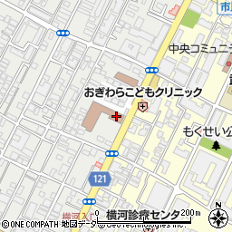 武蔵野郵便局　荷物集荷周辺の地図