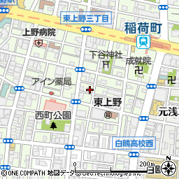 ライズケア　リハプライド上野周辺の地図