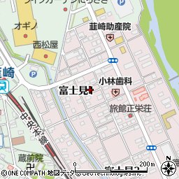 山梨県韮崎市富士見1丁目4周辺の地図