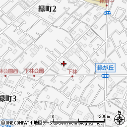 第２みどりマンション周辺の地図