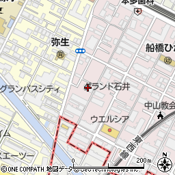 千葉県船橋市二子町559-2周辺の地図