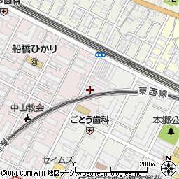 千葉県船橋市二子町471周辺の地図