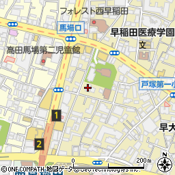 高田馬場ローヤルコーポ周辺の地図