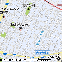 吉祥寺東町2丁目金崎宅"akippa駐車場周辺の地図