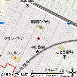 千葉県船橋市二子町493-6周辺の地図