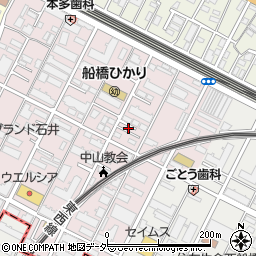 千葉県船橋市二子町492-15周辺の地図