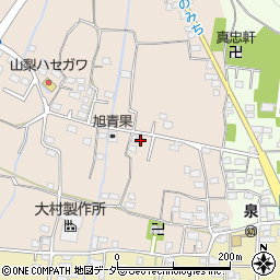 山梨県甲州市塩山上井尻968-3周辺の地図