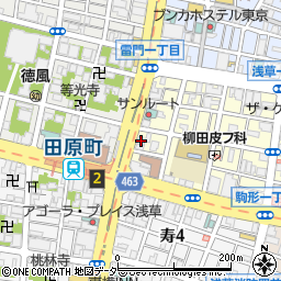 わたしのゴルフ田原町店周辺の地図